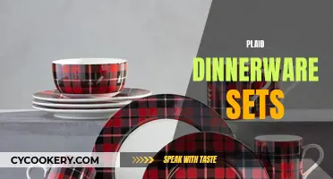 Cozy Plaid Dinnerware Sets for Festive Tablescapes