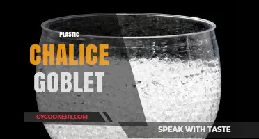 Elegant Plastic Chalice Goblet: Affordable Luxury for Modern Celebrations