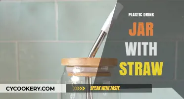 Eco-Friendly Plastic Drink Jars with Straws: Stylish & Sustainable Sipping Solutions