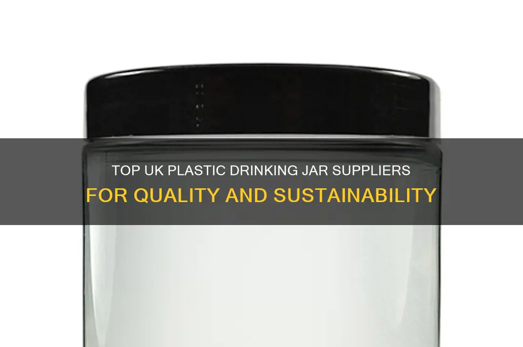 plastic drinking jar supplier uk