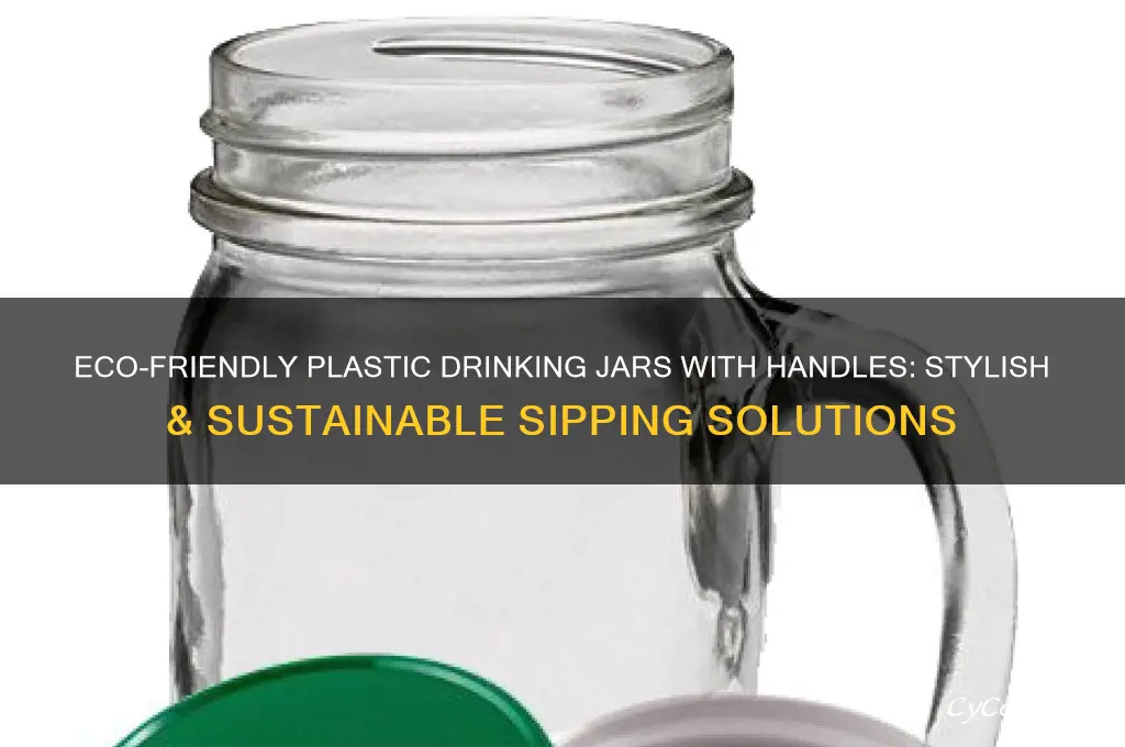 plastic drinking jars with handles