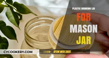 Eco-Friendly Mason Jar Upgrade: Plastic Drinking Lids for On-the-Go Sipping