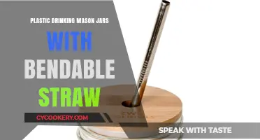 Eco-Friendly Sipping: Bendable Straw Mason Jars for Sustainable Hydration