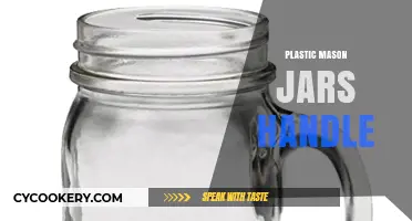 Eco-Friendly Plastic Mason Jars with Ergonomic Handles for Easy Use