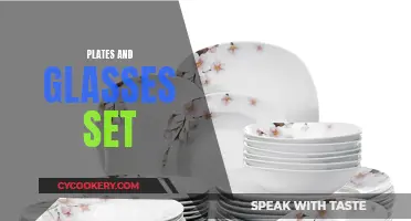 Tableware Set: Plates and Glasses