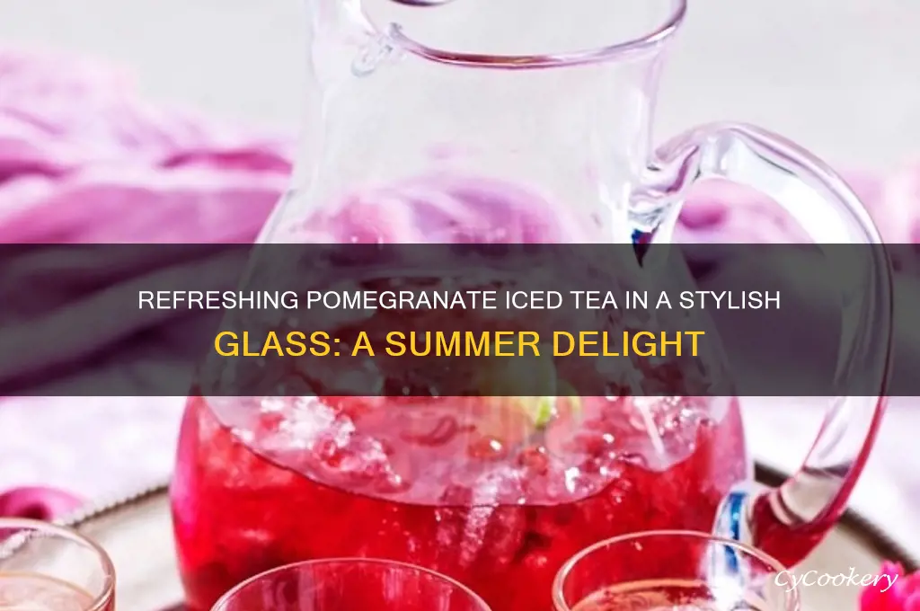 pom iced tea glass