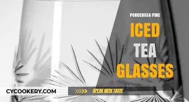Elegant Ponderosa Pine Iced Tea Glasses for Rustic Summer Refreshment
