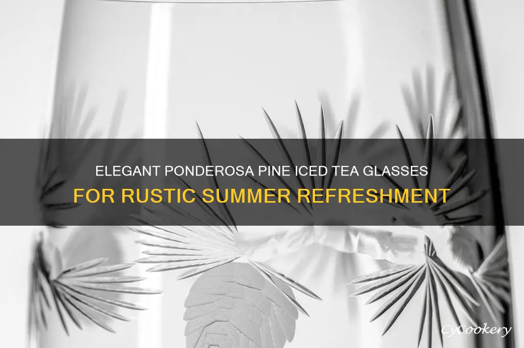 ponderosa pine iced tea glasses