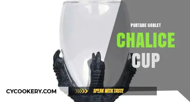 Elegant Portable Goblet Chalice Cup: Perfect for On-the-Go Elegance