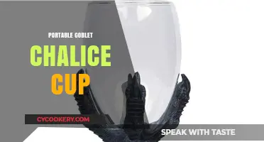Elegant Portable Goblet Chalice Cup for On-the-Go Luxury Sipping