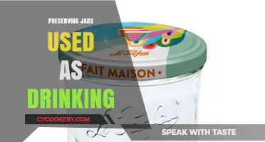 Sustainable Sips: Preserving Jars Transformed into Eco-Friendly Drinkware