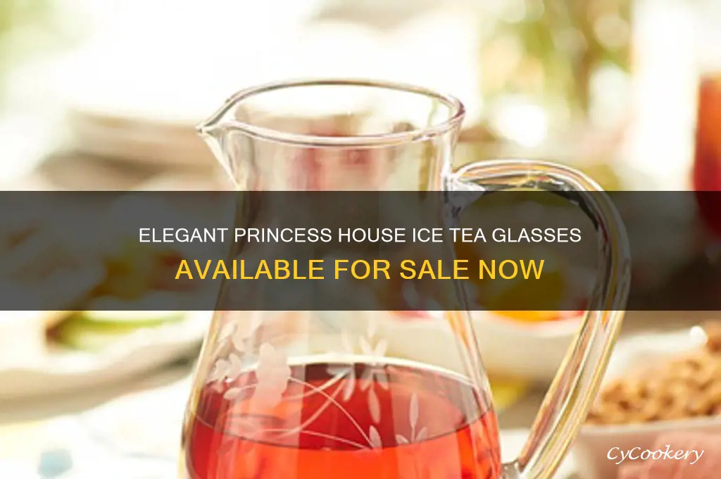 princess house ice tea glasses for sale
