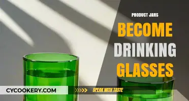 Upcycled Elegance: Transforming Product Jars into Stylish Drinking Glasses