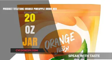 Tang Orange Pineapple Drink Mix: Refreshing 20 oz Jar Review