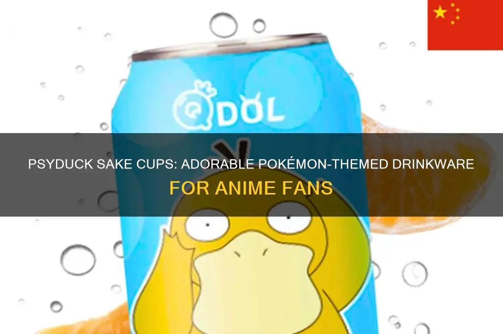 psyduck sake cups