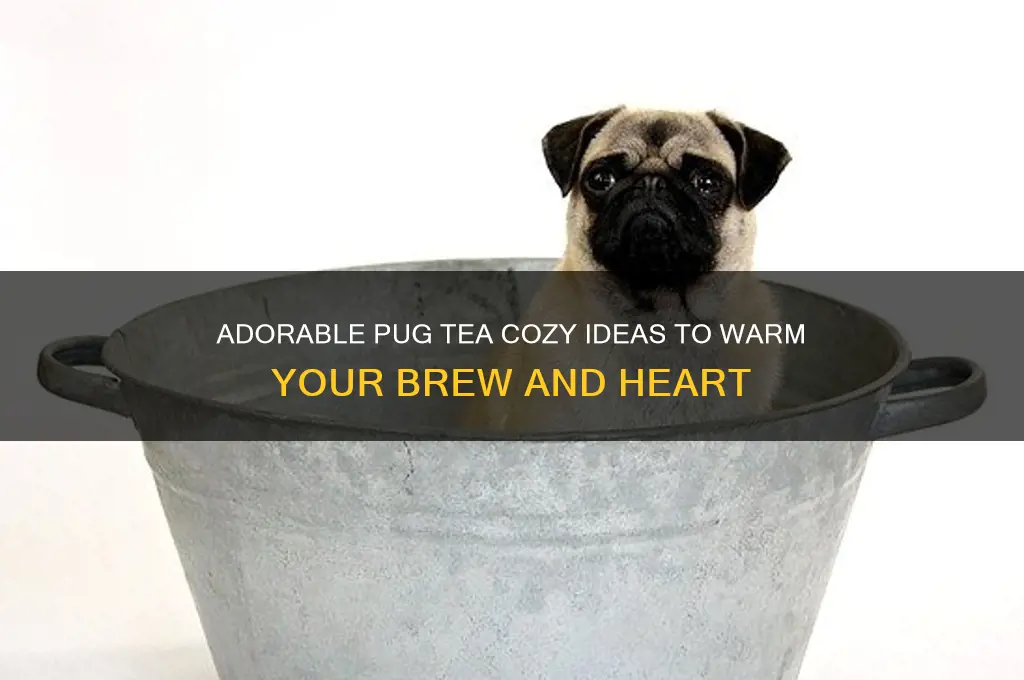 pug tea cozy