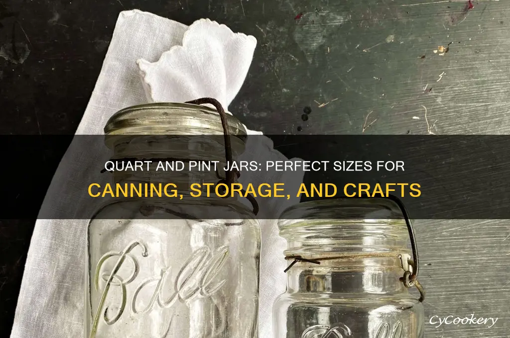 quart and pint jars