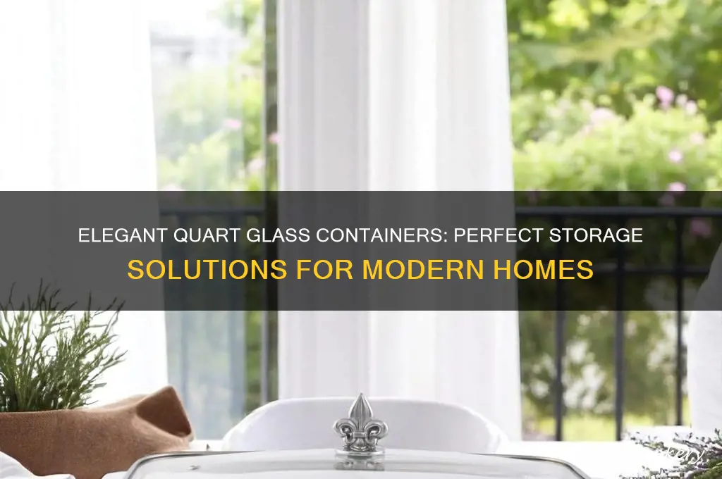 quart glass container