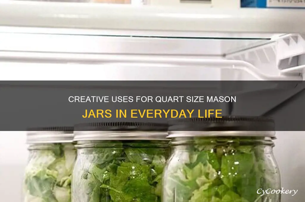 quart size mason jars