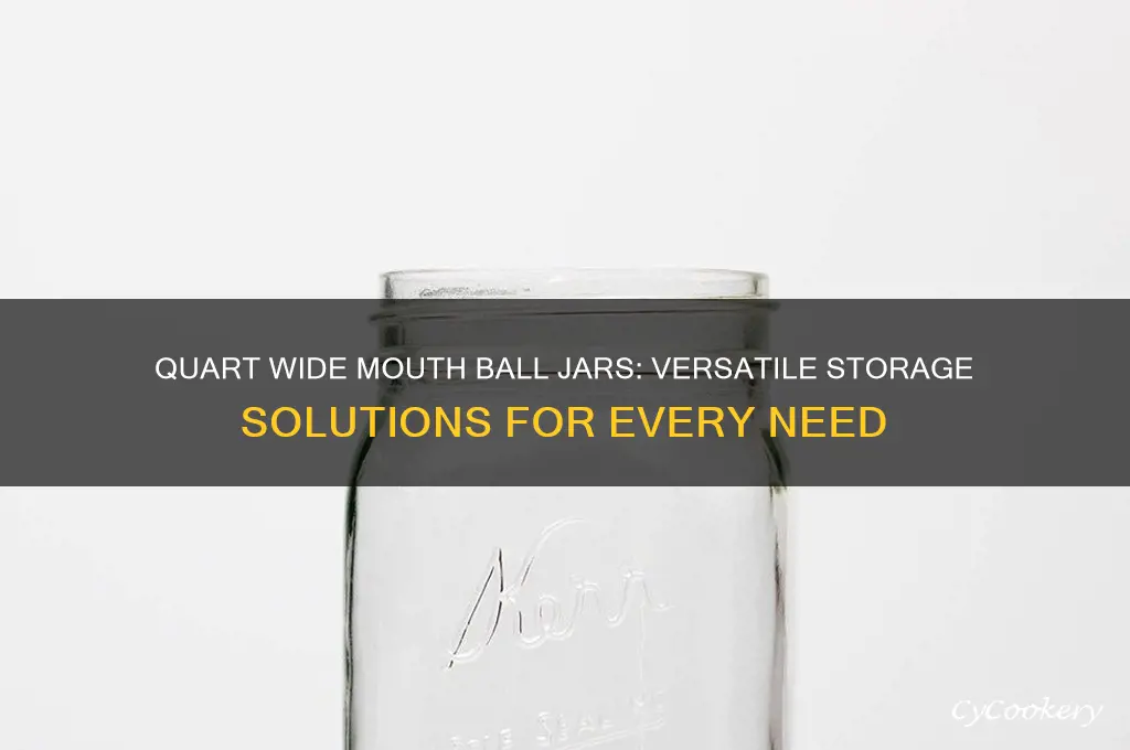 quart wide mouth ball jars