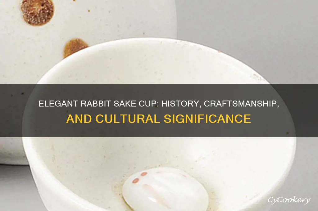 rabbit sake cup