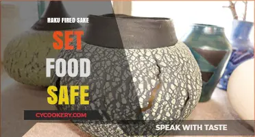 Raku Fired Sake Set: Food-Safe Elegance for Traditional Dining