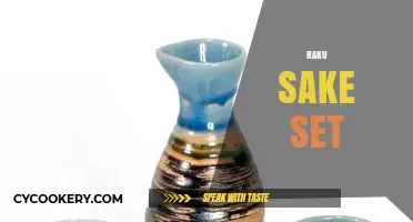 Elegant Raku Sake Set: Traditional Craftsmanship for Modern Enjoyment
