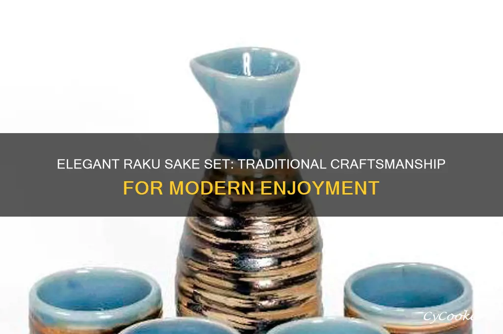 raku sake set