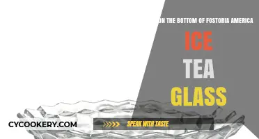 Discovering Rays on Fostoria America's Ice Tea Glass Bottom