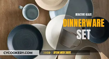 Elegant Reactive Glaze Dinnerware for Your Table