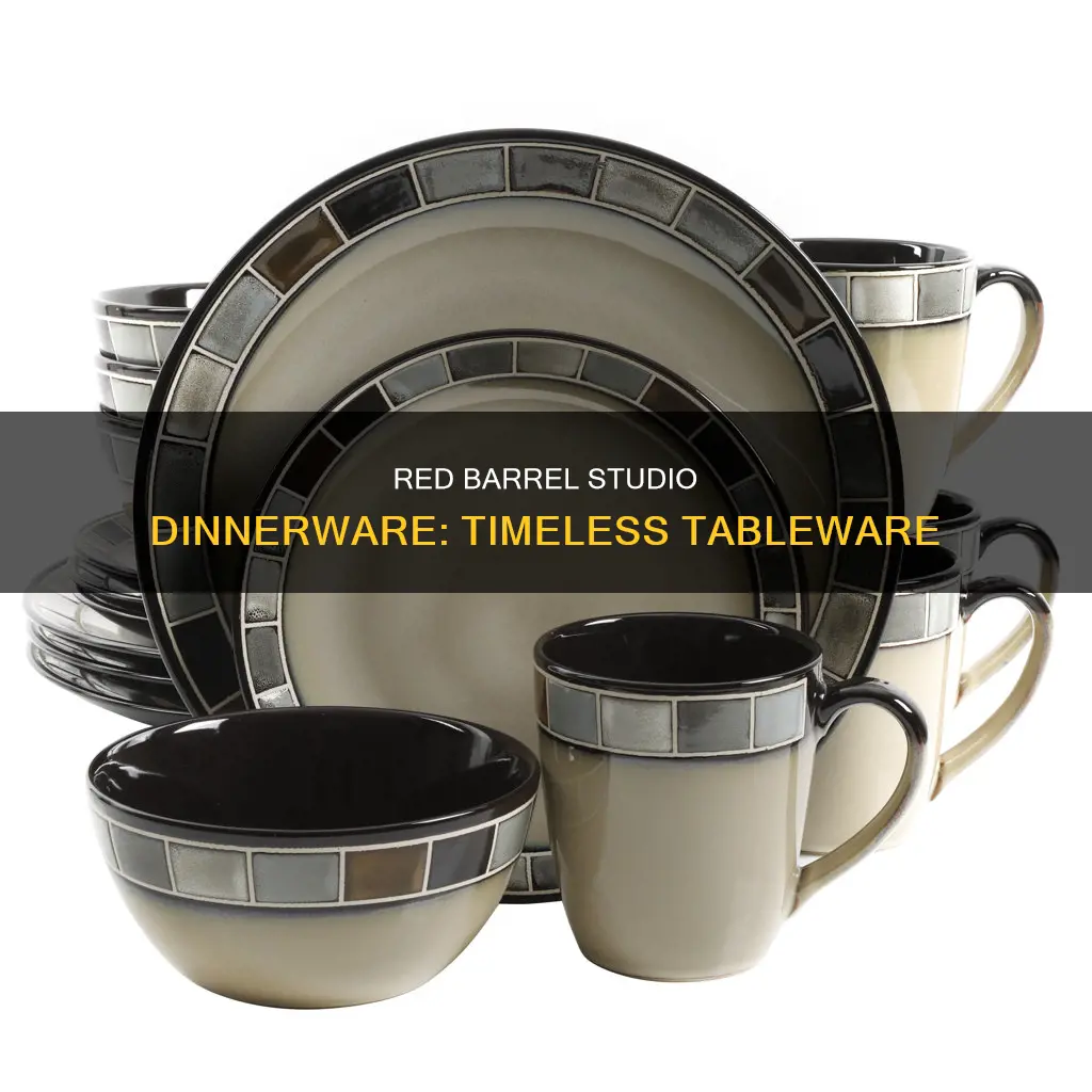 red barrel studio dinnerware