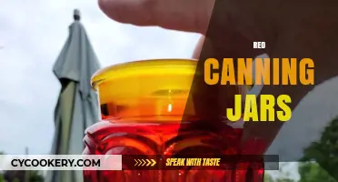 Vintage Red Canning Jars: Preserving Memories and Recipes in Style