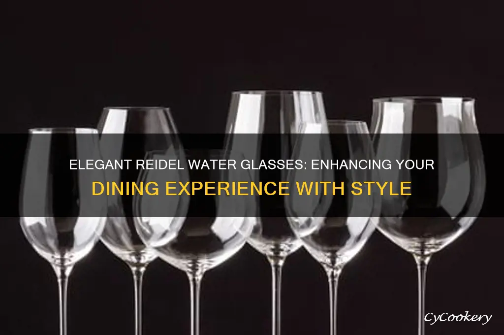 reidel water glasses