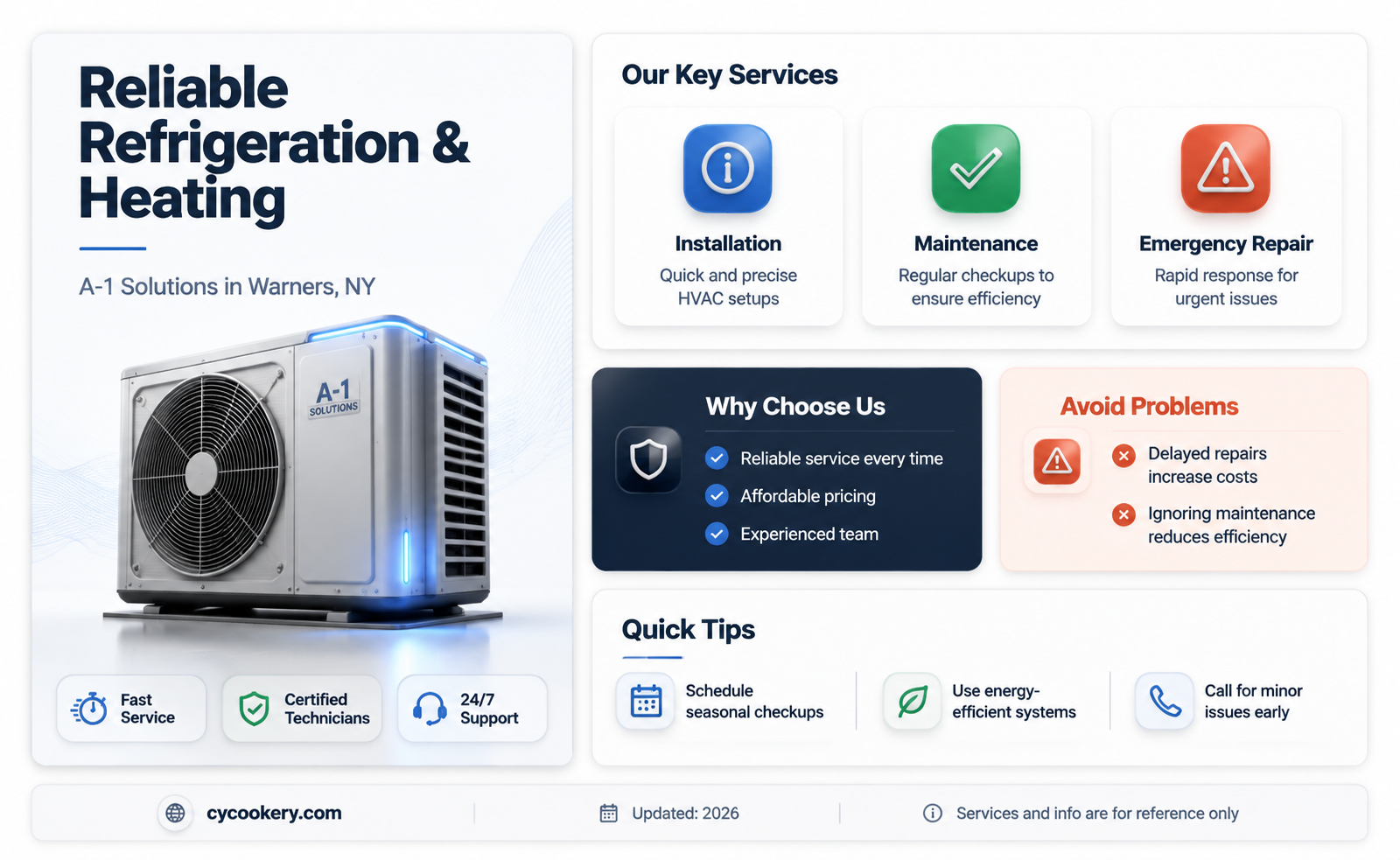 a-1 refrigeration-heating services warners ny 13164