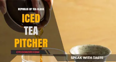 Brew Perfect Iced Tea with Republic of Tea Glass Pitcher