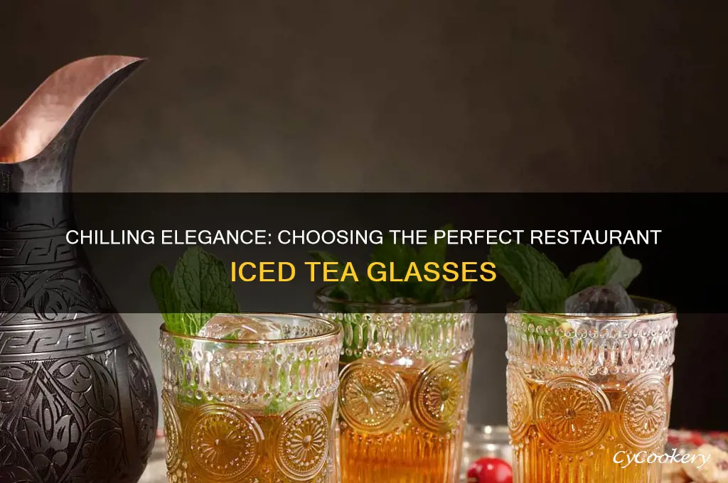 restaurant iced tea glasses