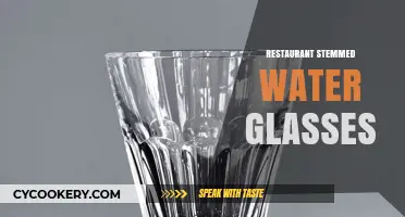 Elevate Your Dining Experience with Restaurant-Style Stemmed Water Glasses
