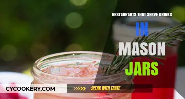 Sipping in Style: Restaurants Serving Drinks in Mason Jars