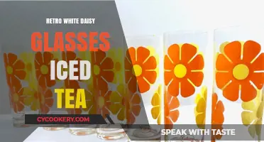 Retro Daisy Glasses: Perfect for Iced Tea Summer Vibes