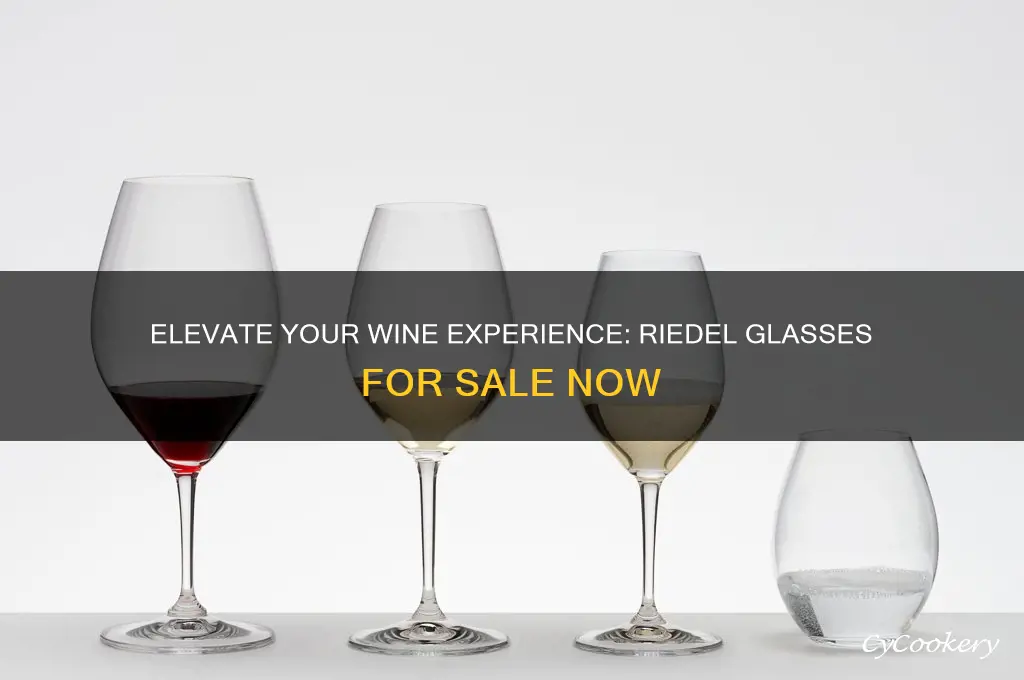 riedel glasses for sale