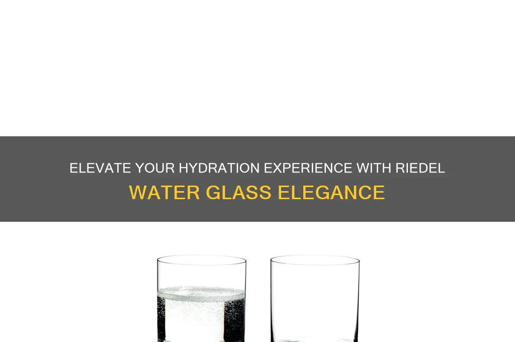 riedel water glass