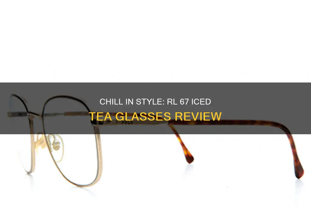 rl 67 iced tea glasses