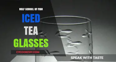 Rolf School's Unique Fish-Themed Iced Tea Glasses: A Creative Twist