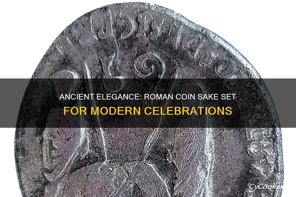 roman coin sake set