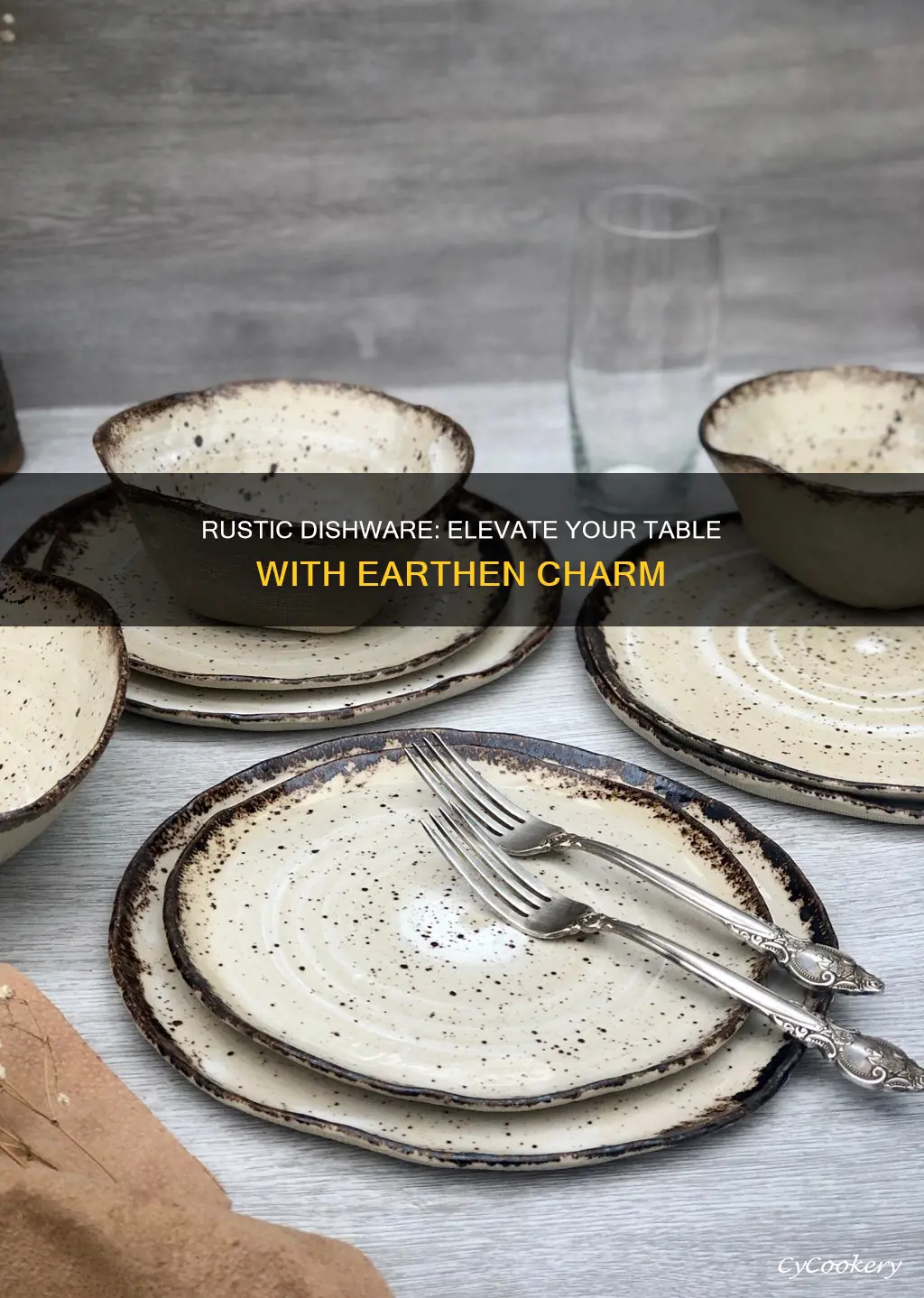 rustic dishware sets