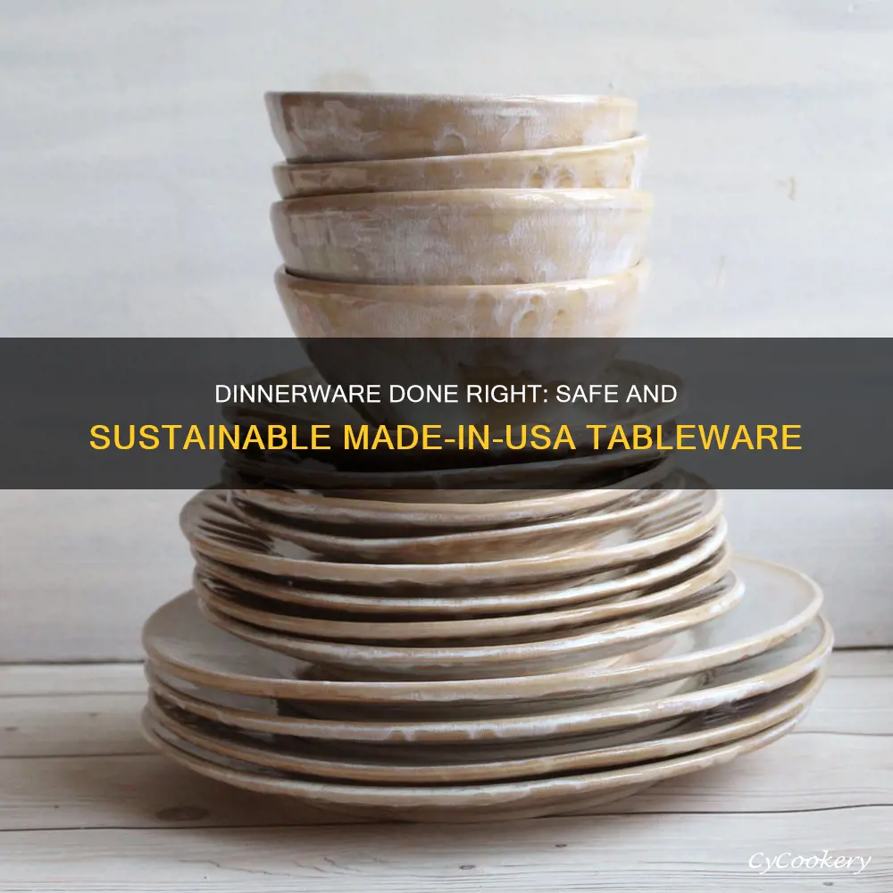 safe dinnerware made in usa