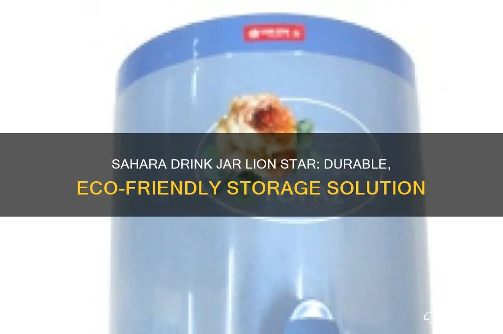 sahara drink jar lion star