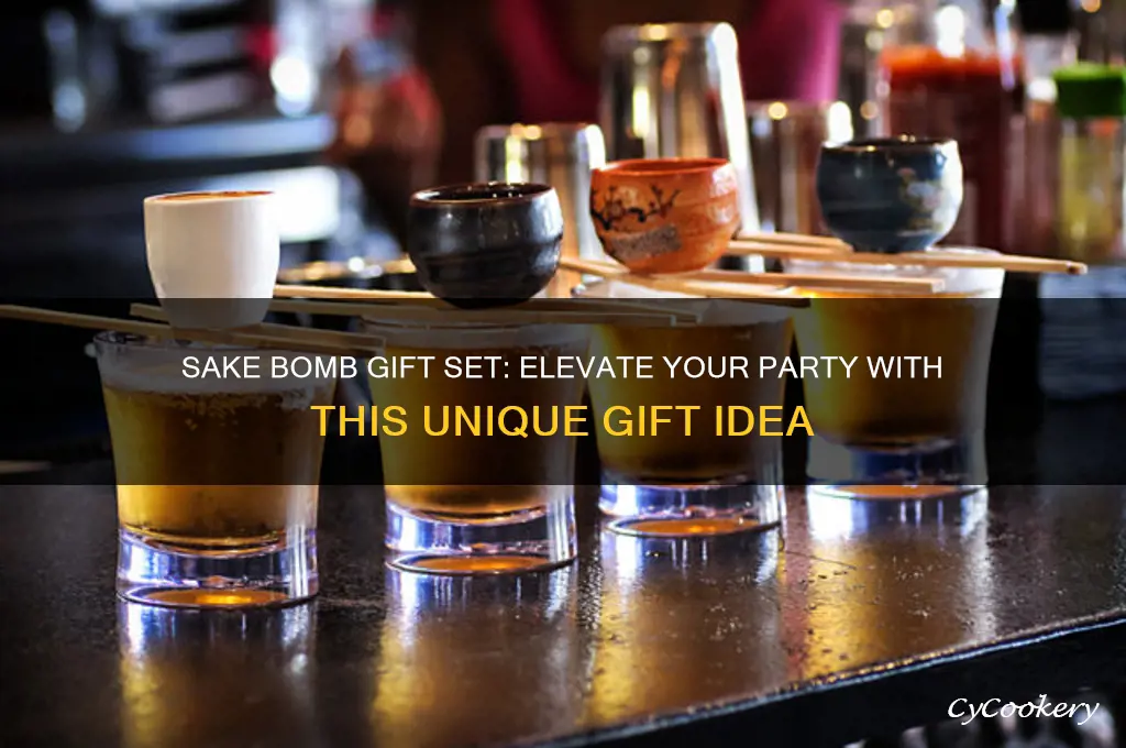 sake bomb gift set