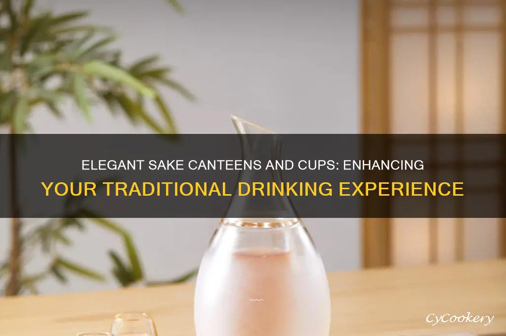 sake canteen and cups