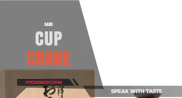 Elegant Sake Cup Crane: A Symbol of Japanese Tradition and Craftsmanship